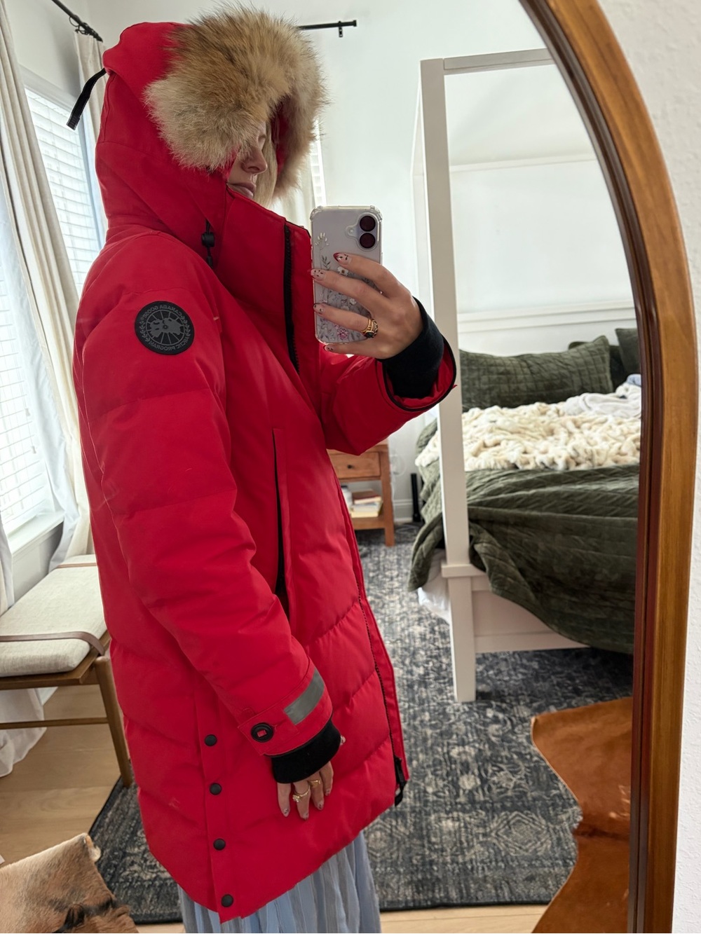 Canada Goose Women’s Kenton Black Label Parka Sz Lg - Picture 4 of 8